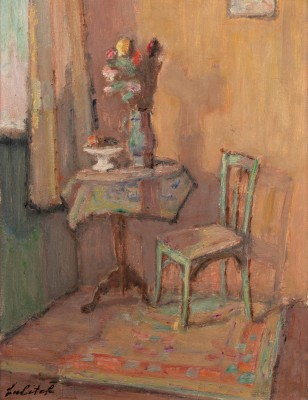 Scène d’intérieur au guéridon